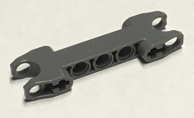 89651 | Technic, Axle and Pin Connector 2 x 7 with 2 Ball Joint Sockets, Squared Ends, Open Side Axle Holes | LEGOPART