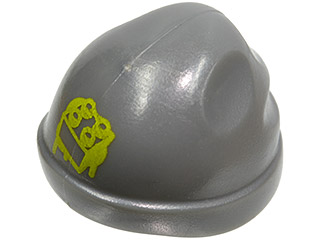 90541pb01 | Minifigure, Headgear Cap, Beanie with Lime Brick Graffiti Pattern | LEGOPART