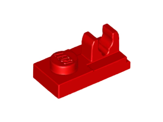 92280 | Plate, Modified 1 x 2 with Clip with Center Cut on Top | LEGOPART