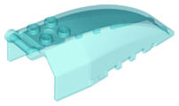 92579 | Windscreen 8 x 4 x 2 with 4 Studs and Bar Handle | LEGOPART