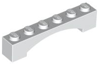 92950 | Arch 1 x 6 Raised Arch | LEGOPART