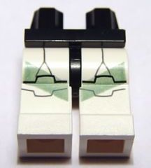 970c01pb02 | Hips and White Legs with SW Clone Trooper and Sand Green Markings Pattern | LEGOPART