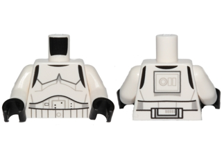 973pb1810c01 | Torso SW Armor Stormtrooper, Detailed Armor without Shoulder Belts | LEGOPART