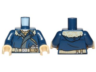 973pb2496c01 | Torso SW Coat, Dark Tan Shirt, Belt with Utility Pockets Pattern | LEGOPART