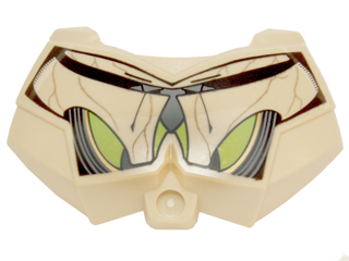 98603pb022 | Large Figure Chest Armor Small with SW General Grievous Dark Gray and Lime Pattern | LEGOPART