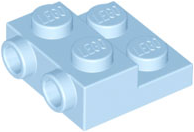 99206 | Plate, Modified 2 x 2 x 2/3 with 2 Studs on Side | LEGOPART