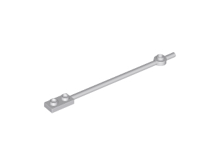 99784 | Bar  12L with 1 x 2 Plate End Hollow Studs and 1 x 1 Round Plate End | LEGOPART