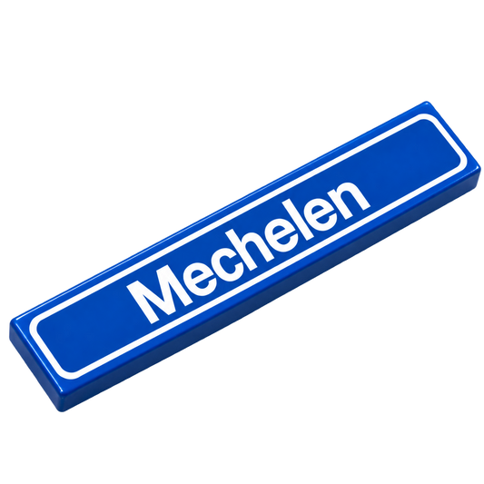 1x6 Wegmarkering: Stationsbord 'Mechelen'