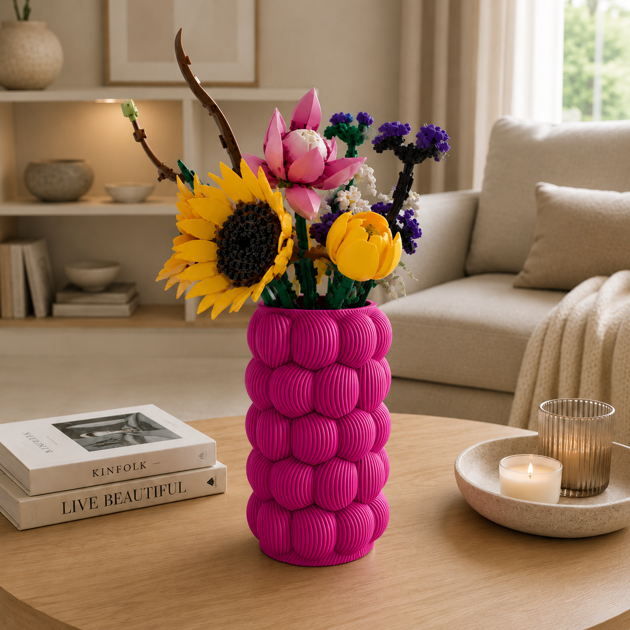 Vaas 2 voor LEGO®  Bloemen