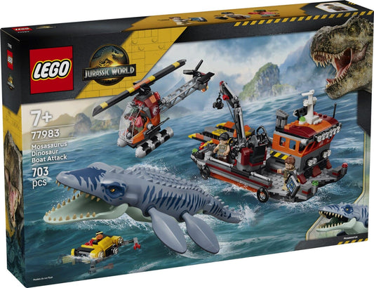 Mosasaurus Dinosaur Boat Attack LEGO 77983