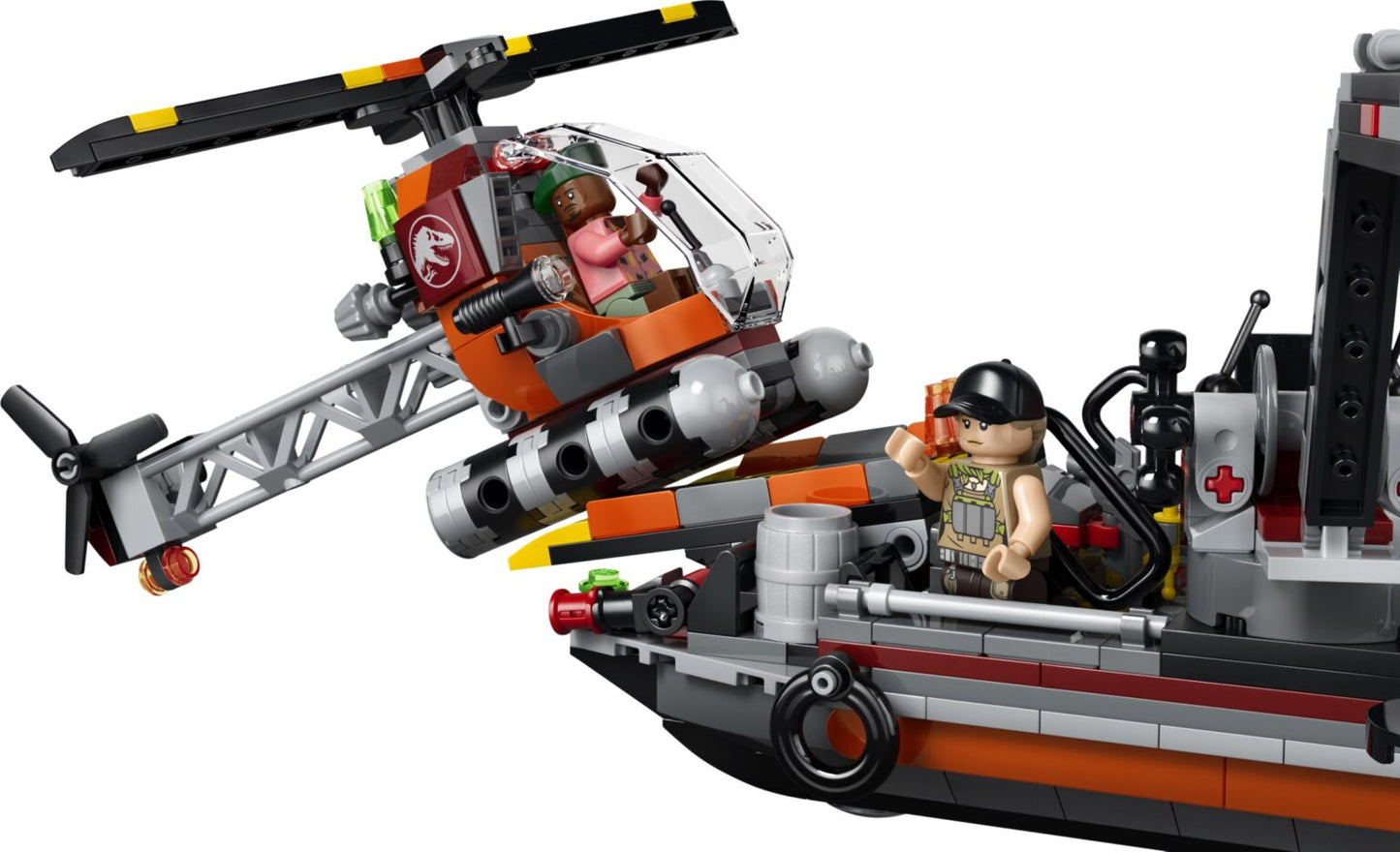 Mosasaurus Dinosaur Boat Attack LEGO 77983