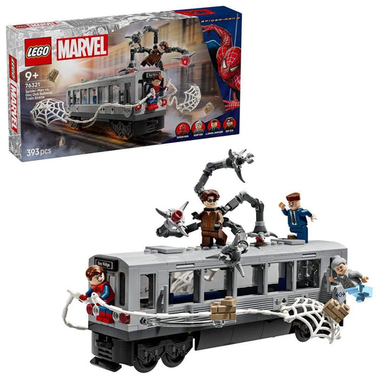 Spider-Man vs. Doc Ock Subway Train Scene LEGO 76321