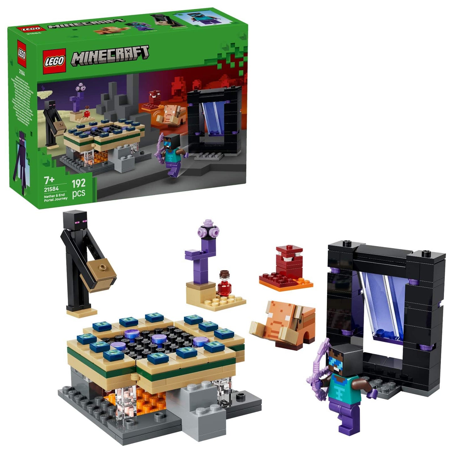 Nether & End Portal Journey LEGO 21584