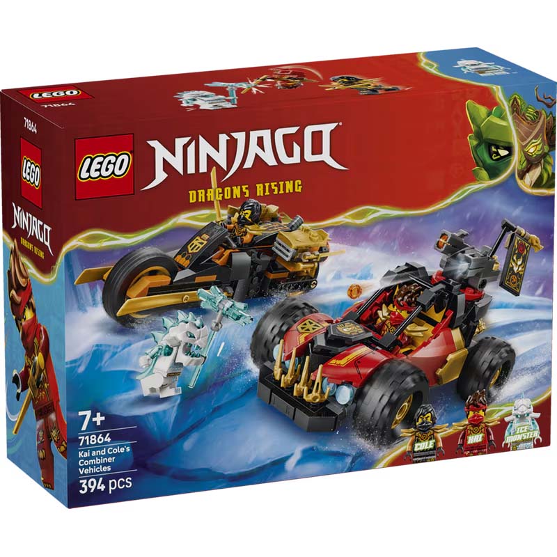 Kai and Cole's Combiner Vehicles LEGO 71864