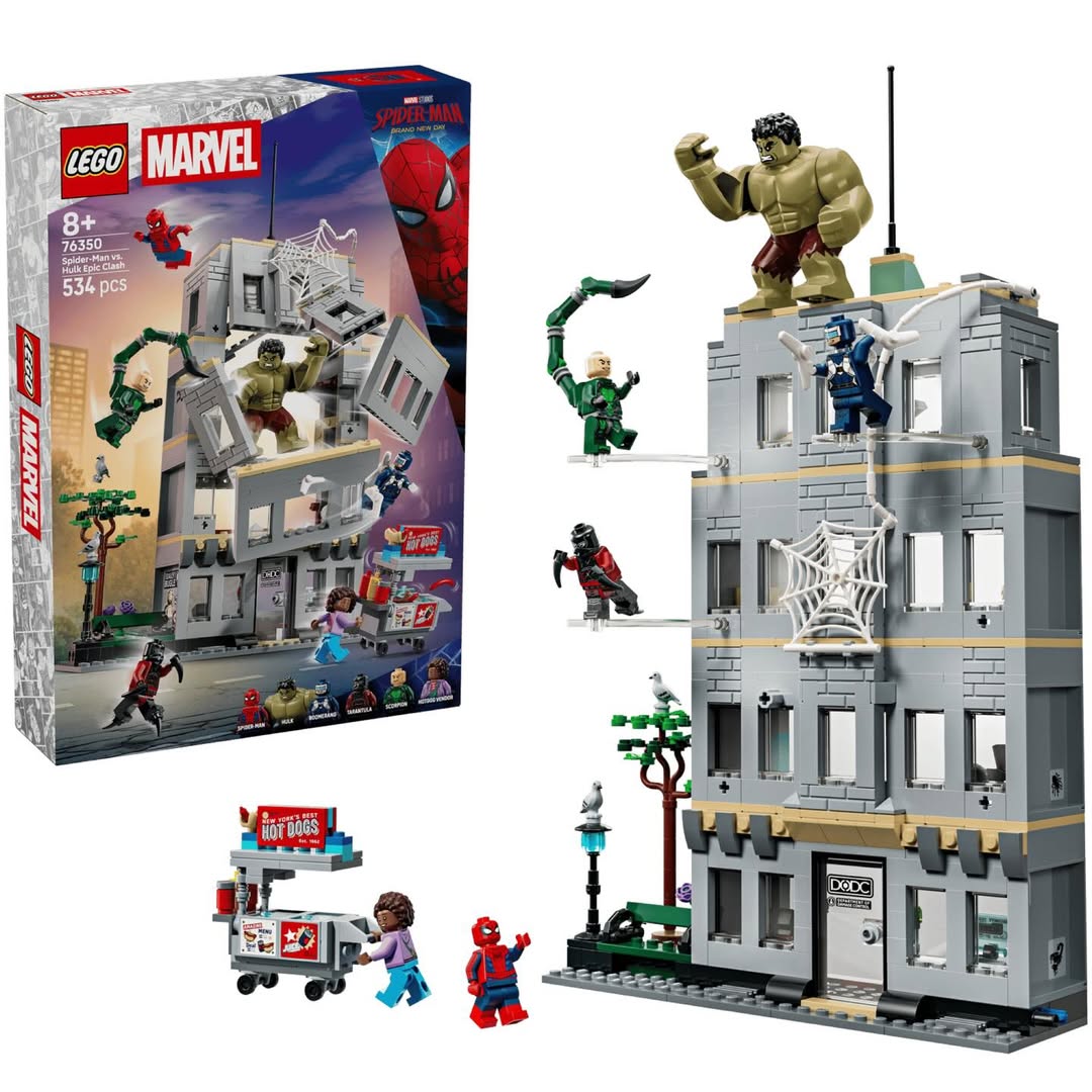 Spider Man Brand New Day: Spider Man VS Hulk Epic Clash LEGO 76350