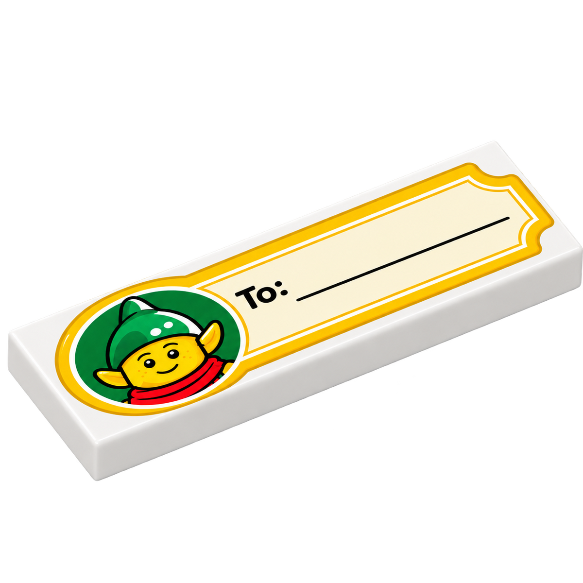 2x6 Kerst: Naamkaartje Elf