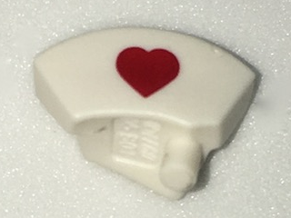bb0753pb01 | Minifigure, Nurse Hat with Red Heart Pattern | LEGOPART