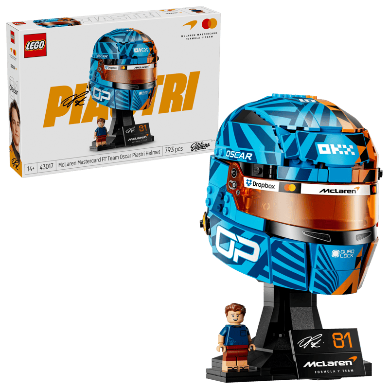 McLaren Mastercard F1® Team Oscar Piastri Helmet LEGO 43017