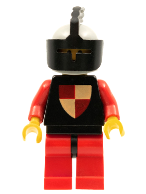Knights Tournament Knight Black LEGO cas007 | Fyrebrick.be
