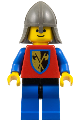 Crusader Axe - Blue Legs with Black Hips, Dark Gray Neck-Protector LEGO cas108