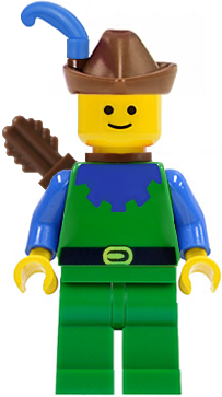 Forestman - Blue LEGO cas134a | Fyrebrick.be