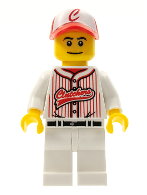 Baseball Player, Series 3 (Minifigure Only without Stand and Accessories) LEGO col047