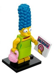 Marge Simpson, The Simpsons, Series 1 (Complete Set with Stand and Accessories) LEGO colsim-3