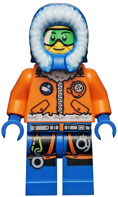 Arctic Explorer, Male with Green Goggles LEGO cty0493 | Fyrebrick.be