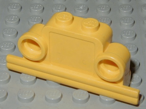 fabaj3 | Fabuland Brick, Modified 1 x 4 x 2 Bell Shape with Headlights | LEGOPART