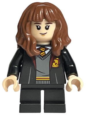 Hermione Granger - Gryffindor Robe Open, Sweater, Shirt and Tie, Black Short Legs LEGO hp315