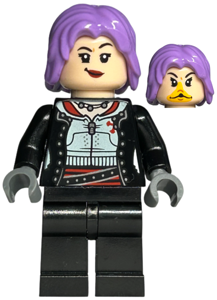 Nymphadora Tonks - Medium Lavender Hair, Plain Legs LEGO hp369