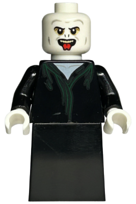 Lord Voldemort - White Head, Black Skirt, Tongue LEGO hp373