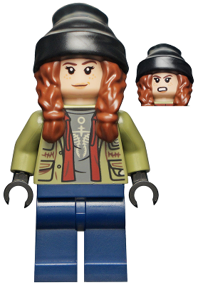 Maisie Lockwood - Olive Green Jacket, Black Beanie LEGO jw078