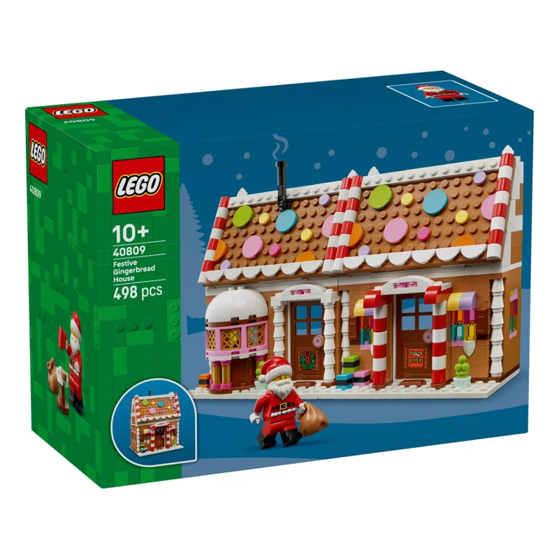 Festive Gingerbread House LEGO 40809