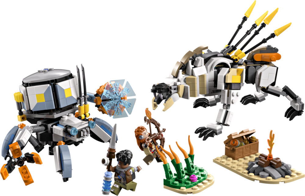 Aloy en Varl vs. Shell-Walker en Sawtooth LEGO 77037
