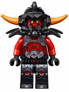 Ash Attacker - Orange Horns LEGO nex005 | Fyrebrick.be