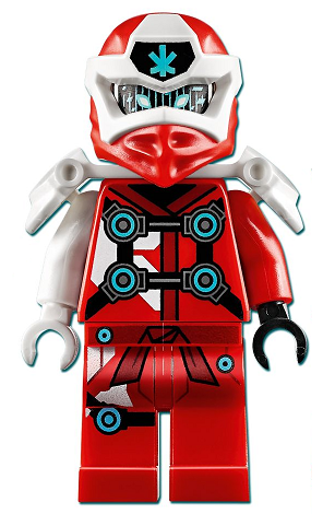 Kai - Digi Kai, Shoulder Armor with Scabbard LEGO njo0568 | Fyrebrick.be