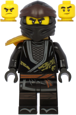 Cole - Legacy, Pearl Gold Armor Shoulder Pad LEGO njo0618