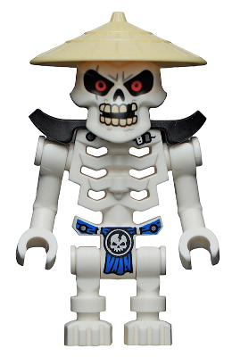 Wyplash (Skulkin) - Legacy, Angular Rib Cage, Open Mouth, Shoulder Pads LEGO njo0642