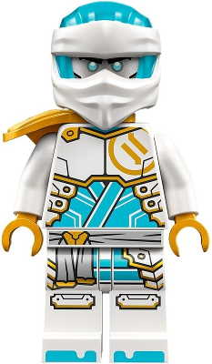 Zane - Dragons Rising, Tunic with Large Armor Plates, Head Wrap, Shoulder Pad LEGO njo0859