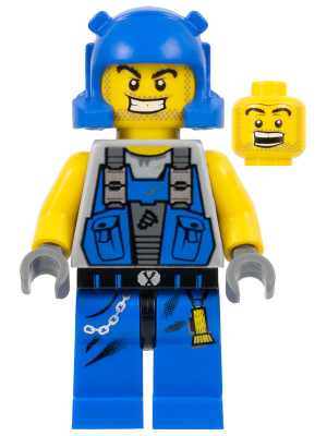 Power Miner - Beard Stubble Guy LEGO pm006