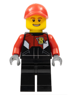 Racing Bike Driver 1 LEGO rac057 | Fyrebrick.be