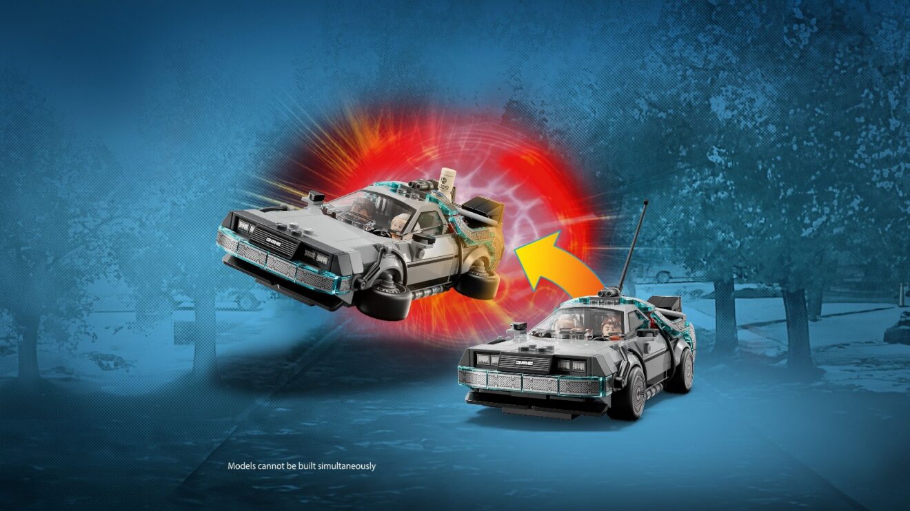 Time Machine from Back to the Future LEGO 77256