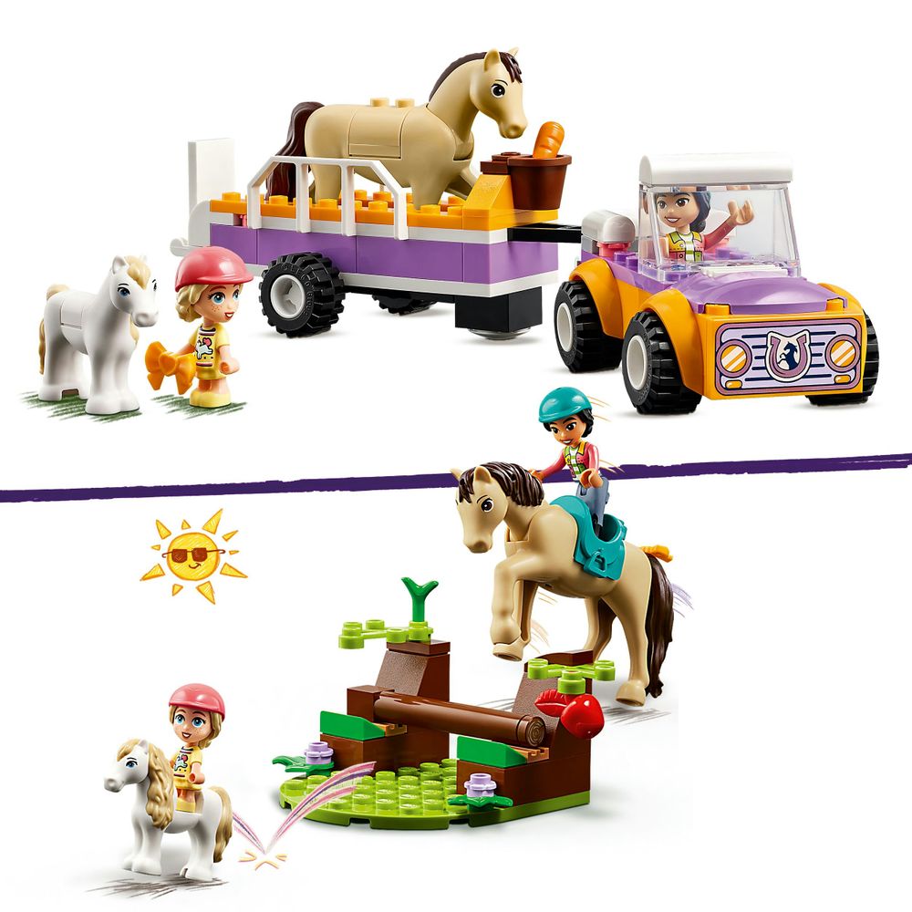 Horse and pony trailer LEGO 42634