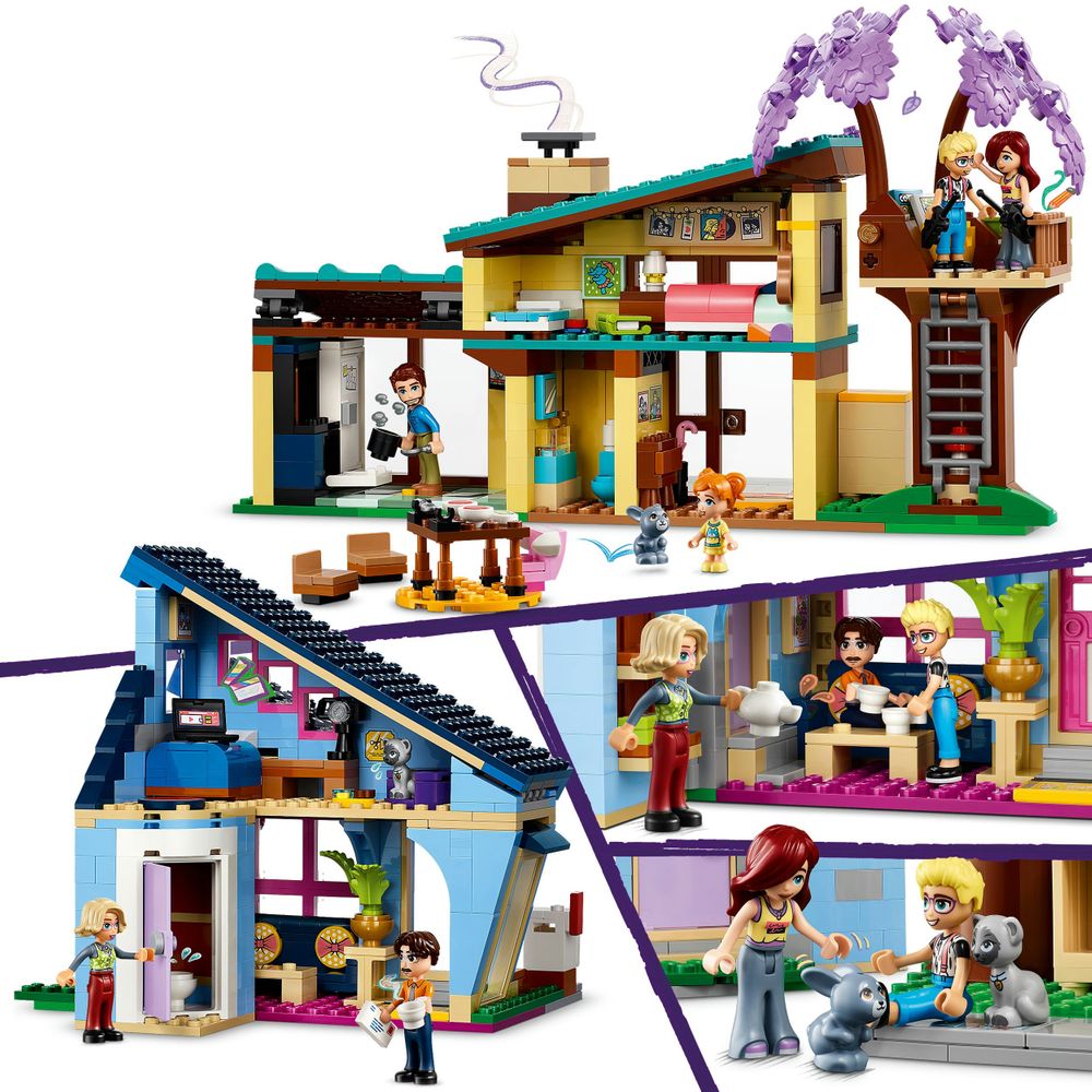 Olly en Paisley's familiehuizen LEGO 42620