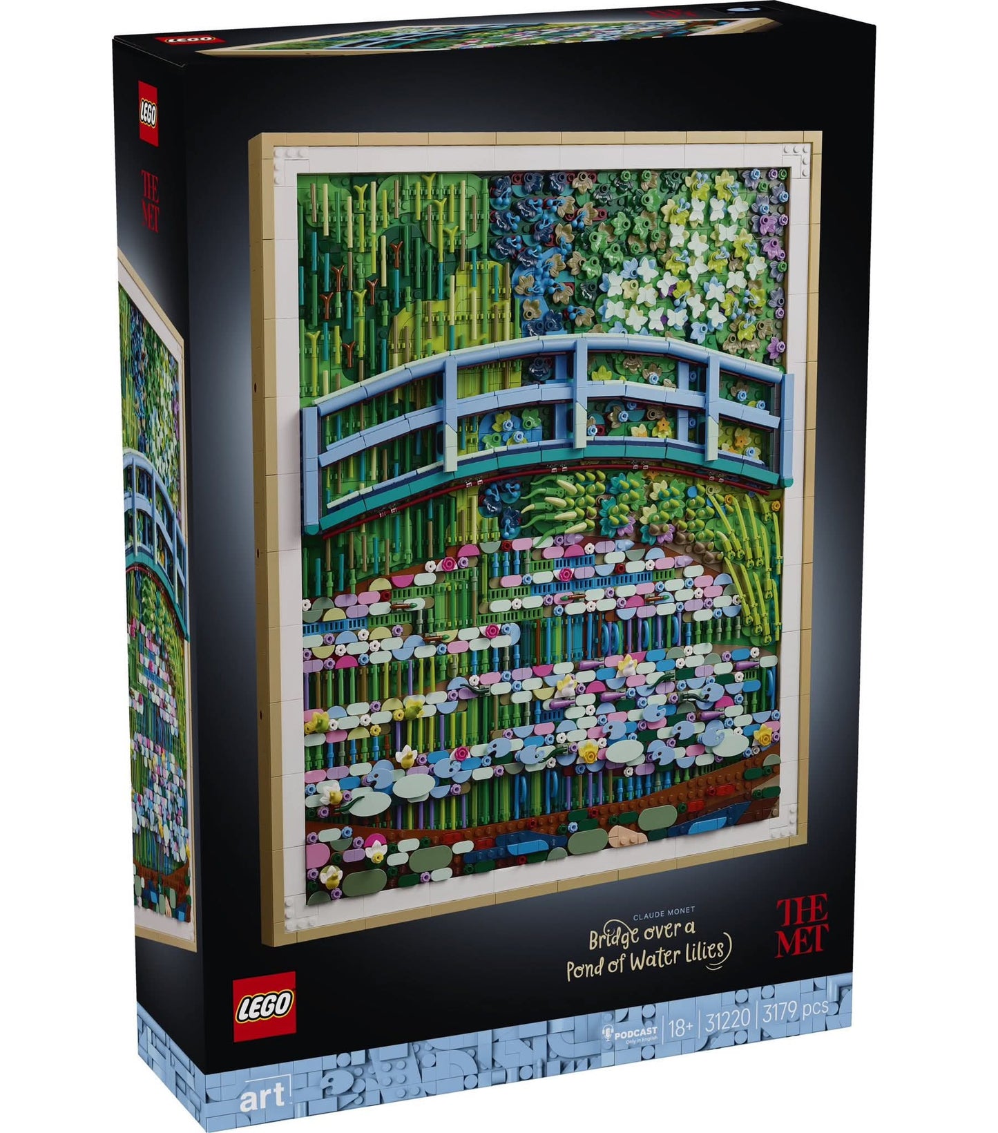 Claude Monet – Bridge over a Pond of Water Lilies LEGO 31220