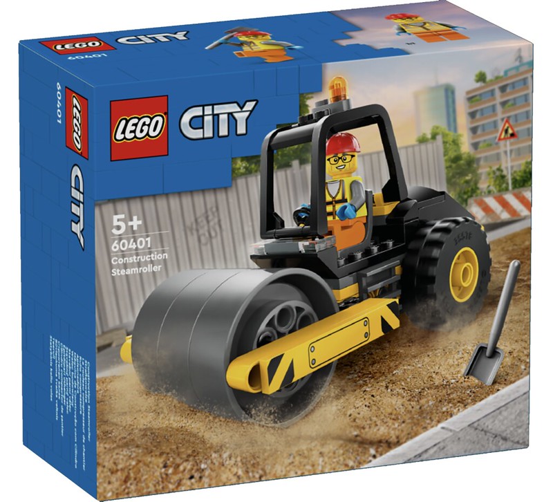 Bouw stoomwals LEGO 60401