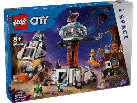 Space base and rocket launch pad LEGO 60434