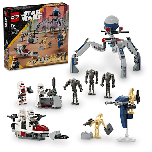 Clone Trooper en Battle Droid Battle Pack LEGO 75372