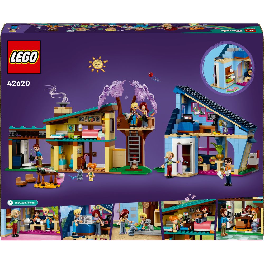 Olly en Paisley's familiehuizen LEGO 42620